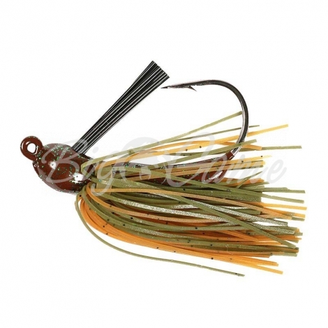 Бактейл STRIKE KING Bitsy Flip Jig 14 г (1/2 oz) цв. green crayfish фото 2