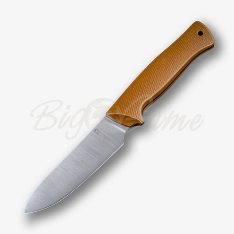 Нож с фиксированным клинком OWL KNIFE Ulula сталь N690 рукоять стеклотекстолит G10 цв. Песчаный фото 1