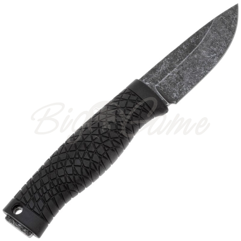 Нож BOKER Bronco Mini сталь CPM 3V рукоять TPE цв. Черный фото 4