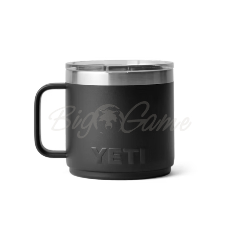 Термокружка YETI Rambler Mug w/Magslider Lid 296 цвет Black фото 3