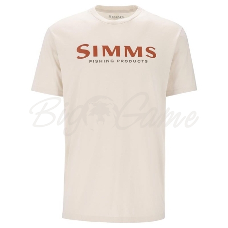 Футболка SIMMS Logo T-Shirt цвет natural фото 1