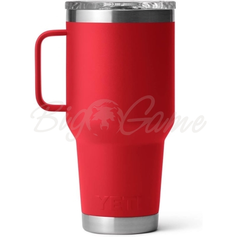 Термокружка YETI Rambler Travel Mug 887 цвет Rescue Red фото 3