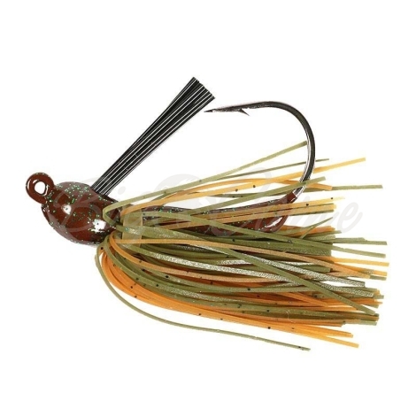 Бактейл STRIKE KING Bitsy Flip Jig 14 г (1/2 oz) цв. green crayfish фото 1