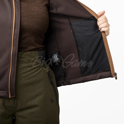 Толстовка SEELAND Emily Fleece Women цвет Dark Brown фото 2