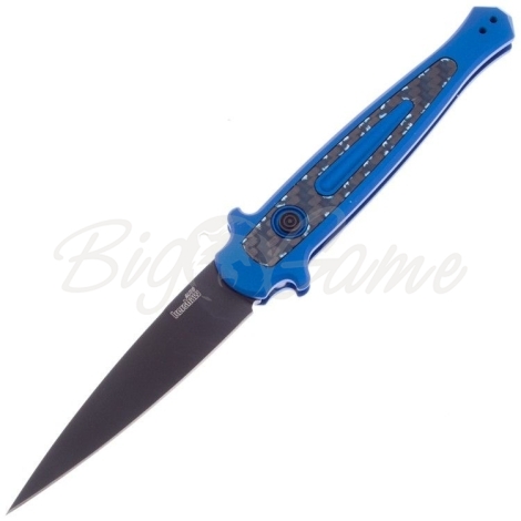 Нож автоматический KERSHAW Launch 8 154CM цв. Blue фото 1