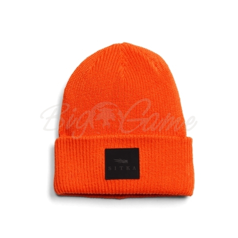 Шапка SITKA Double Cuff Acrylic Beanie цвет Ultra Orange фото 1