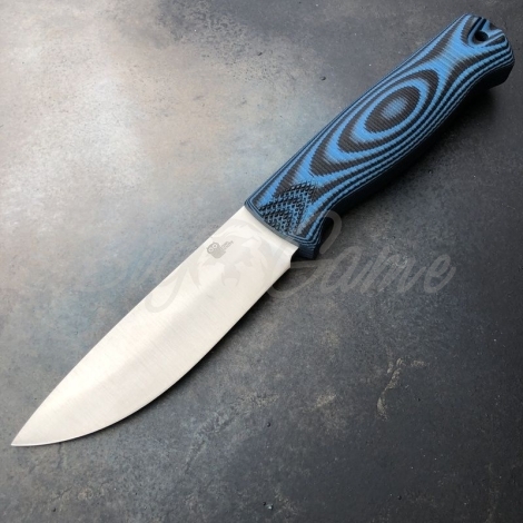 Нож OWL KNIFE Hoot сталь M390 рукоять G10 черно-синяя фото 1