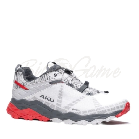 Кроссовки треккинговые AKU Flyrock GTX цвет Light Grey / Red фото 1