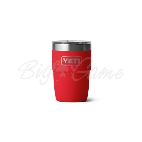 Термостакан YETI Rambler Stackable Cup CL w/Magslider Lid 236 цвет Rescue Red фото 1