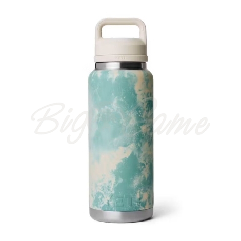 Термос YETI Rambler Bottle Chug Cap 1065 цвет Sea View фото 4