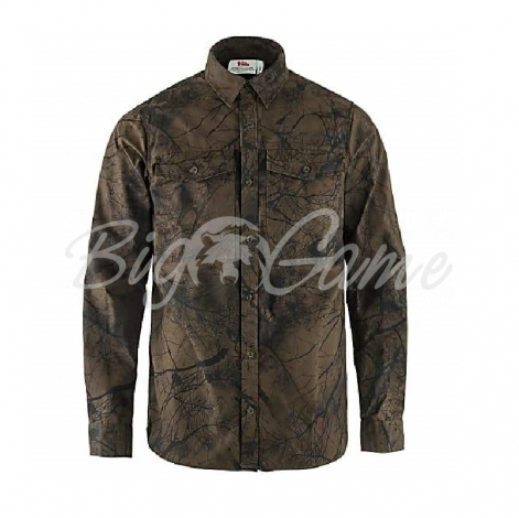 Рубашка FJALLRAVEN Varmland G-1000 Shirt M цвет Dark Olive Camo фото 1