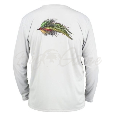 Термокофта SIMMS Solar Tech Tee цвет Muskie Fly Sterling фото 1