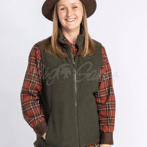 Жилет PINEWOOD WS Smaland Forest Fleece Vest цвет Hunting Green фото 3