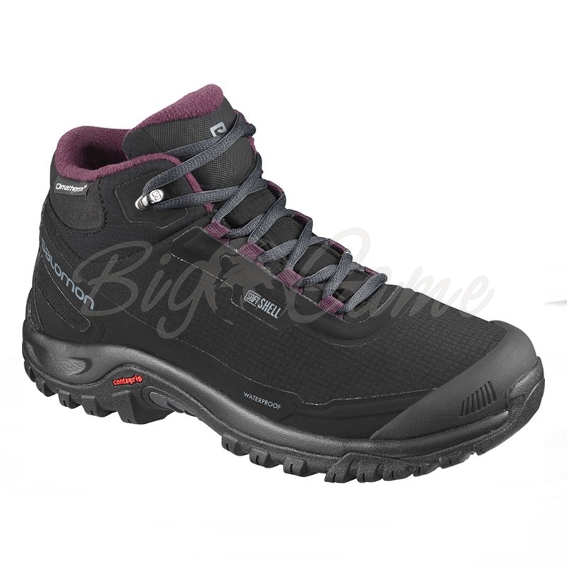 SALOMON Shelter CS WP W Black Ebony Wine Tasting BigGame.ru