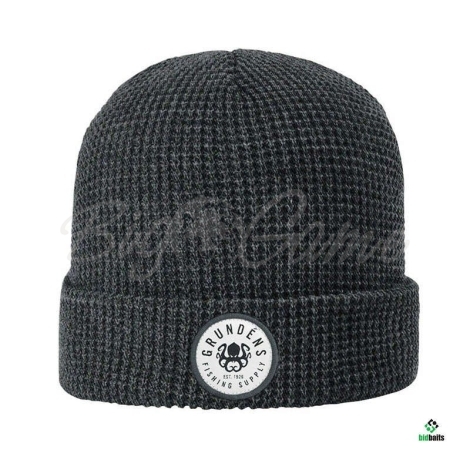 Шапка GRUNDENS Kracken Waffle Beanie цвет Heather Charcoal фото 1