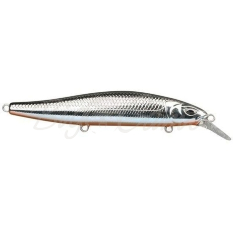 Воблер SPRO Ikiru Minnow 115F цв. Chrome B-B фото 1