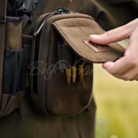 Подсумок-патронташ HARKILA Utility Pouch цвет Dark willow green фото 7