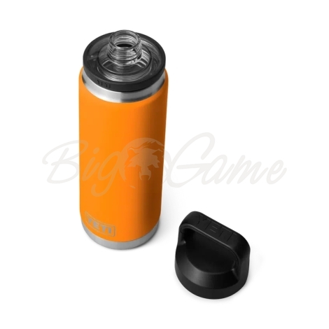 Термос YETI Rambler Bottle Chug Cap 760 цвет King Crab Orange фото 4