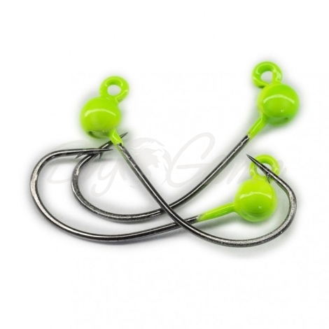 Вольфрамовая головка с вырезом TSR MG-3 #6 4,5 мм 0,8 г (3 шт.) цв. #Chart фото 1