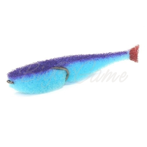 Поролоновая рыбка LEX Classic Fish CD 10 BLPB (синее тело / фиолетовая спина / красный хвост) фото 1