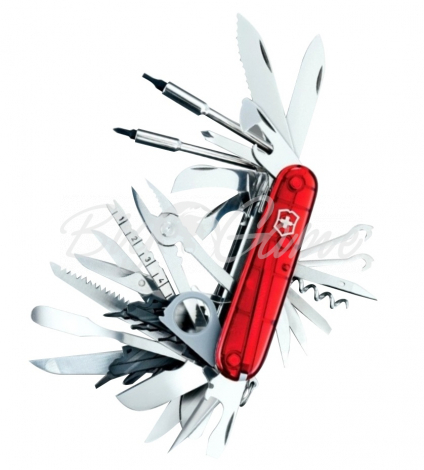 Нож VICTORINOX SwissChamp XLT 91мм 50 функций цв. красный фото 1