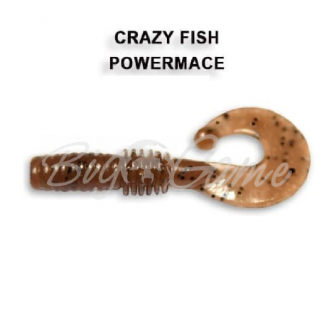Твистер CRAZY FISH Power Mace 1,6" (8 шт.) зап. анис, код цв. 8 фото 1