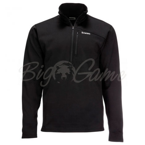 Пуловер SIMMS Thermal 1/4 Zip Top цвет Black фото 1