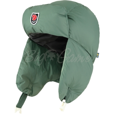 Шапка-ушанка FJALLRAVEN Expedition Down Heater цвет Patina Green фото 1