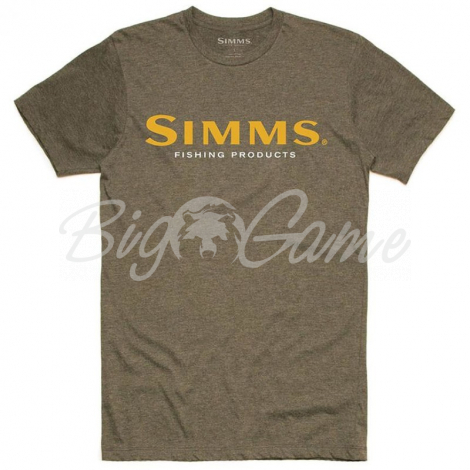 Футболка SIMMS Logo T-Shirt S19 цвет Olive Heather фото 1