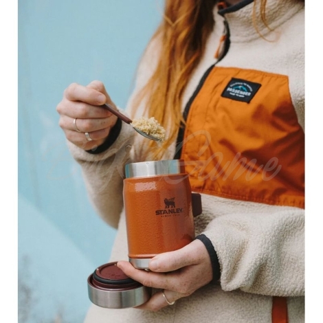 Термос для еды STANLEY Classic 0,4 л (тепло 7 ч/ холод 7 ч) цвет чёрный фото 5