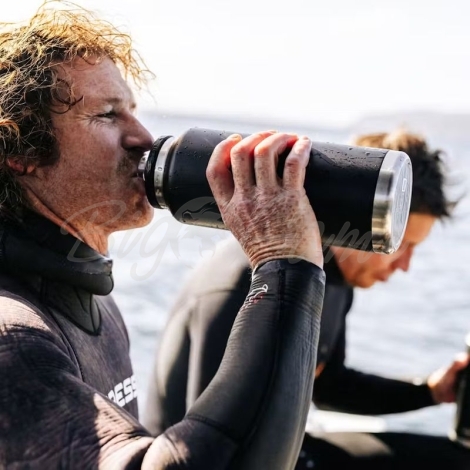 Термос YETI Rambler Bottle Chug Cap 1065 цвет Sea View фото 2