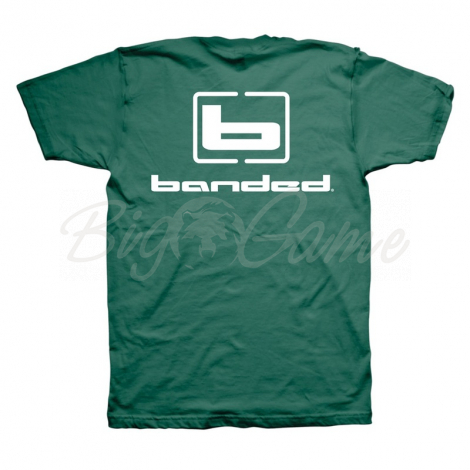 Футболка BANDED Signature S/S Tee-Classic Fit цвет Mallard Green фото 2