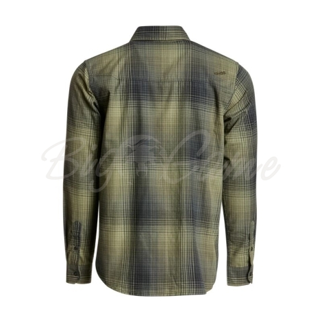 Рубашка KING'S Modern Button Flannel цвет Olive Plaid фото 8