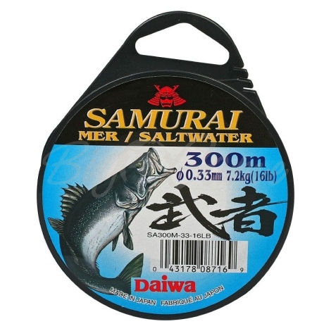 Леска DAIWA Samurai Saltwater 300 м 0,33 мм фото 1