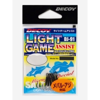 Крючок одинарный DECOY DJ-91 Light Game Assist № L (6 шт.)