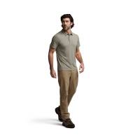 Поло SITKA Essential SS Polo цвет Oak Heather превью 9