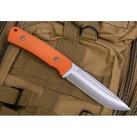 Нож OWL KNIFE Barn сталь CPR рукоять G10 Оранжевая превью 5