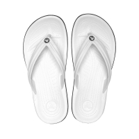 Шлепанцы CROCS Crocband Flip цвет Белый превью 4