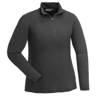 Термокофта PINEWOOD WS Abisko Merino Base Layer Half Zip цвет Smoke Black