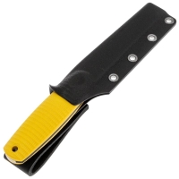 Нож с фиксированным клинком OWL KNIFE Barn сталь Elmax рукоять стеклотекстолит G10 цв. Желтый превью 4