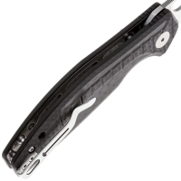Нож складной полуавтоматический BESTECH Angry Owl сталь D2 рукоять Стеклотекстолит G10 цв. Черный превью 5