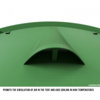 Палатка HUSKY Boston 5 Dural цвет зеленый превью 11