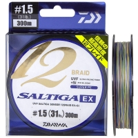 Плетенка DAIWA UVF Saltiga Sensor 12 Braid EX+Si многоцветный 300м #1,5