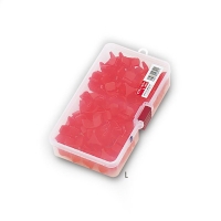 Защита для крючка MEIHO Safety Cover L (100 шт.) в коробке цв. красный
