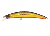 Воблер DAIWA DR MINNOW 7F black gold fire