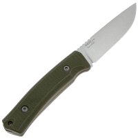 Нож с фиксированным клинком OWL KNIFE Barn сталь JM390 рукоять стеклотекстолит G10 цв. Оливковый превью 5