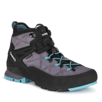 Ботинки горные AKU WS Rock DFS Mid GTX цвет L.Grey / Turquoise