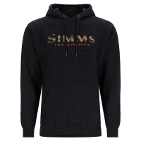 Толстовка SIMMS Logo Hoody цвет Charcoal Heather