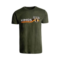 Футболка KING'S Elk Ribbon Tee цвет Heather Military Green