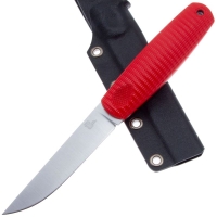Нож с фиксированным клинком OWL KNIFE Barn сталь Elmax рукоять стеклотекстолит G10 цв. Красный превью 2